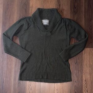 Women's Forest Green Cowl Neck Sweater